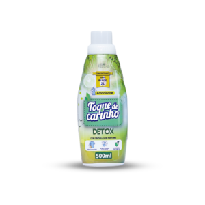 Amaciante Concentrado Vegano Detox 500ml Toque de Carinho