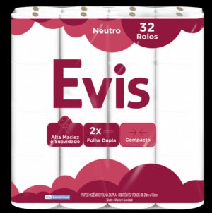Papel Hig. Evis FD Neutro 32 Rolos 20M