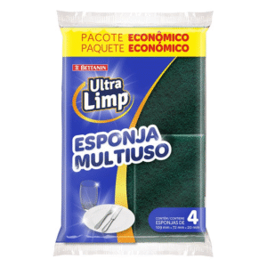Esponja Ultralimp Multiuso c/4 Und.