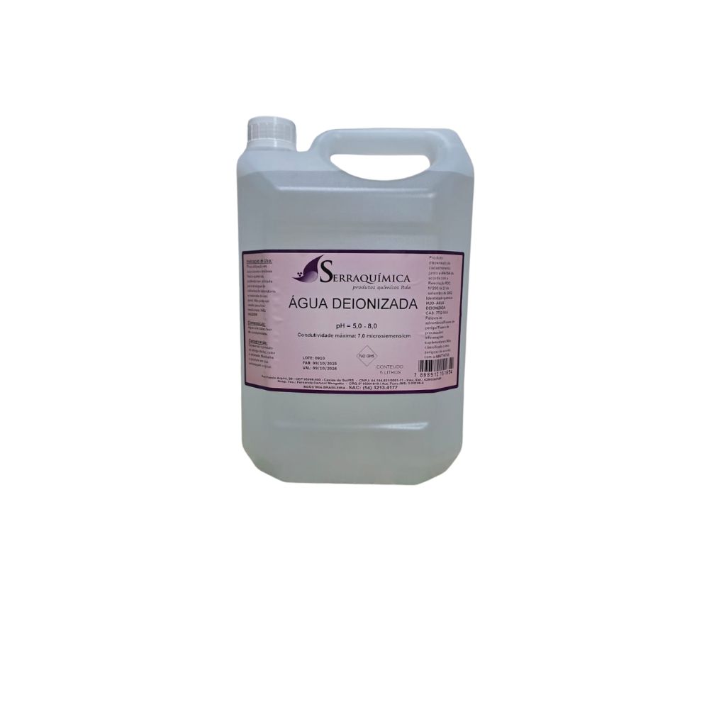 Água Deionizada 5L Daserra